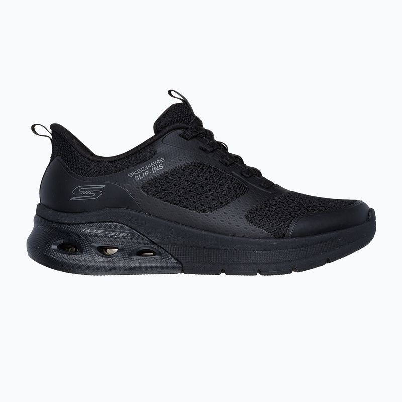 SKECHERS scarpe da donna Bobs Arc Waves 2.0 Ora in nero 2
