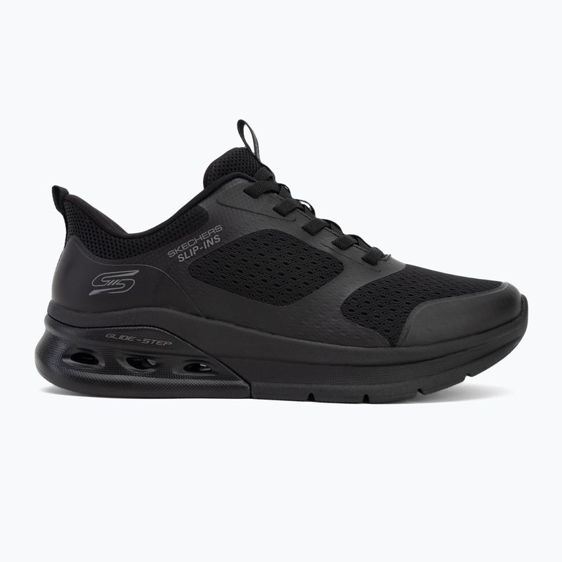 SKECHERS scarpe da donna Bobs Arc Waves 2.0 Ora in nero 2