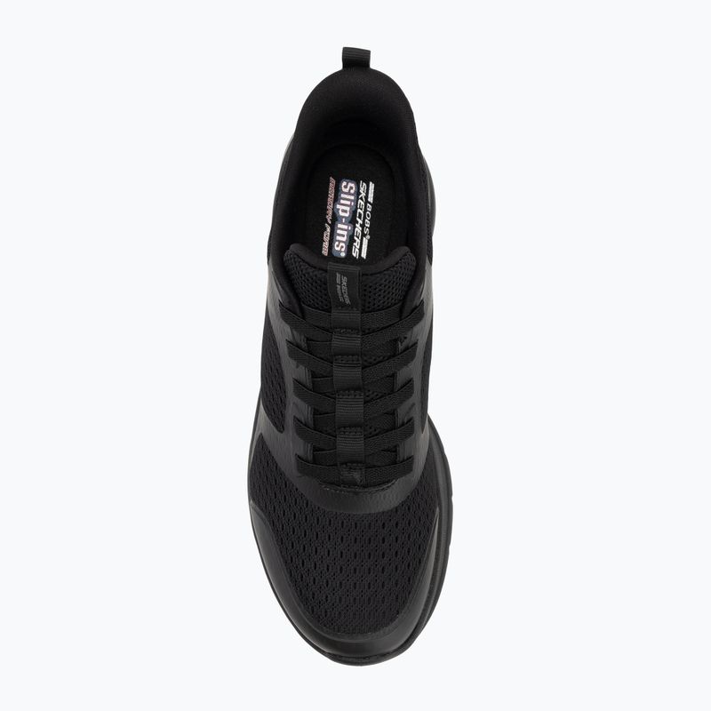 SKECHERS scarpe da donna Bobs Arc Waves 2.0 Ora in nero 5
