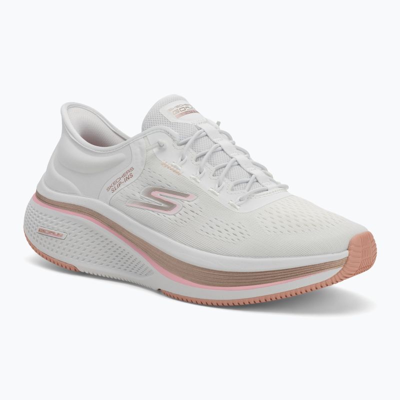 Scarpe da corsa da donna SKECHERS Go Run Elevate 2.0 Banyan bianco