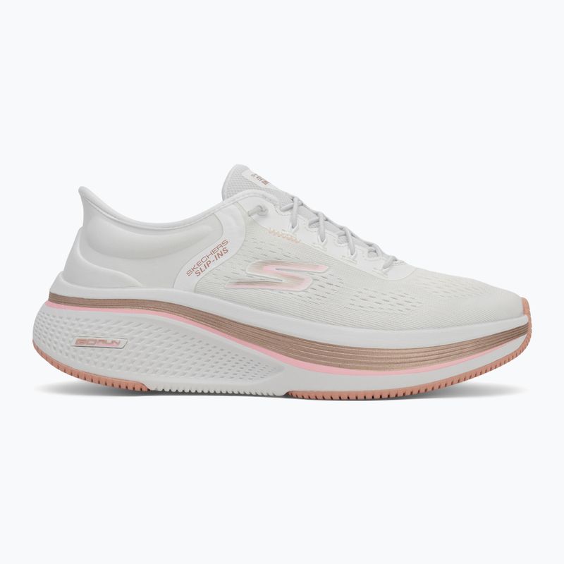 Scarpe da corsa da donna SKECHERS Go Run Elevate 2.0 Banyan bianco 2