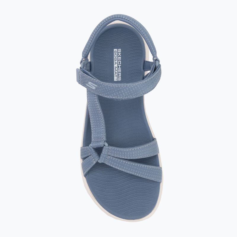 SKECHERS Go Walk Flex Sandal Donna Blu sublime 5