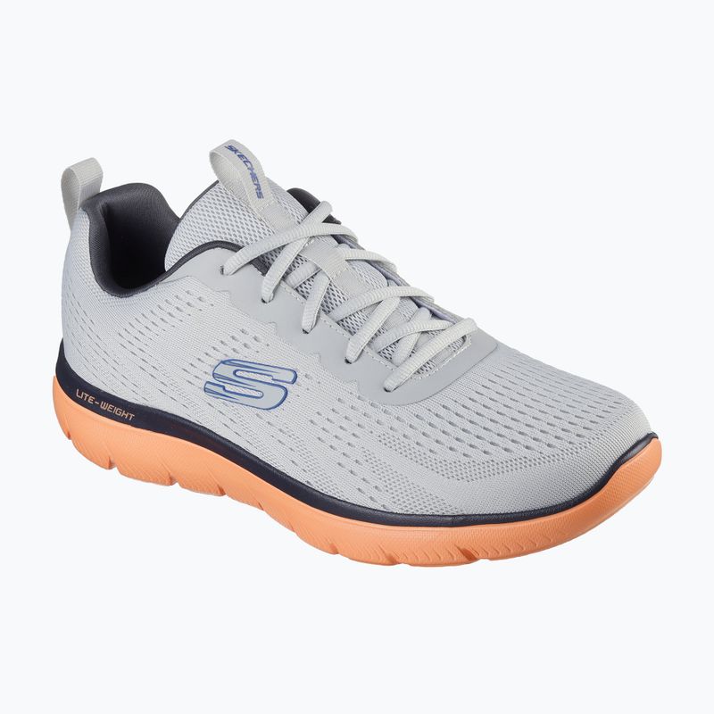 Scarpe da uomo SKECHERS Summits Torre grigio/arancione