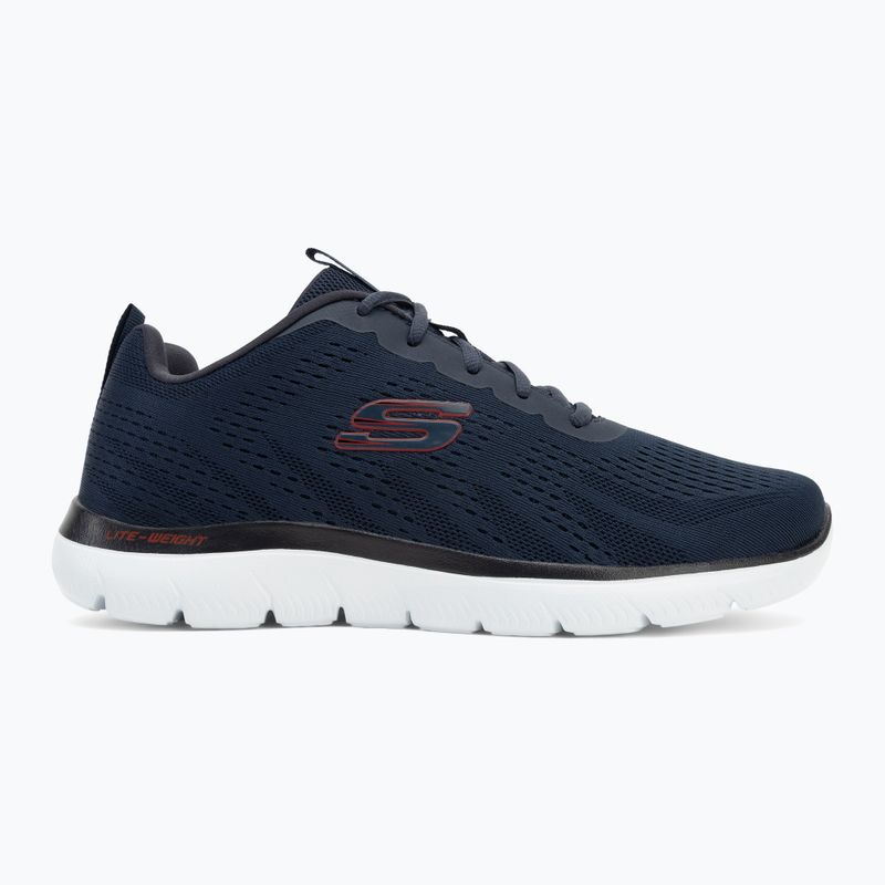 Scarpe SKECHERS Summits Torre da uomo rosso/marino 2
