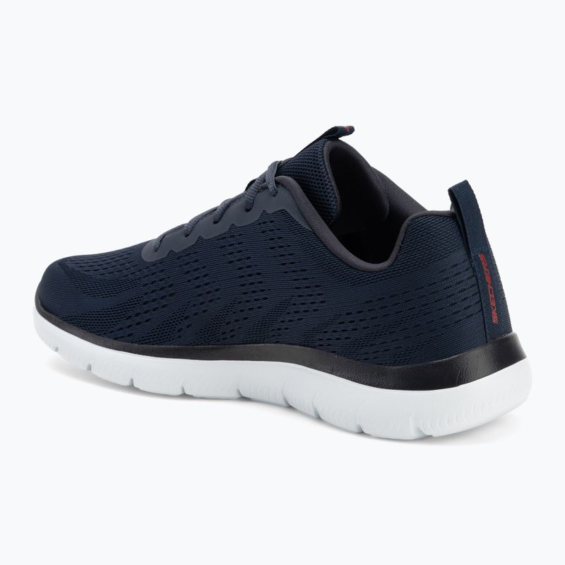 Scarpe SKECHERS Summits Torre da uomo rosso/marino 3