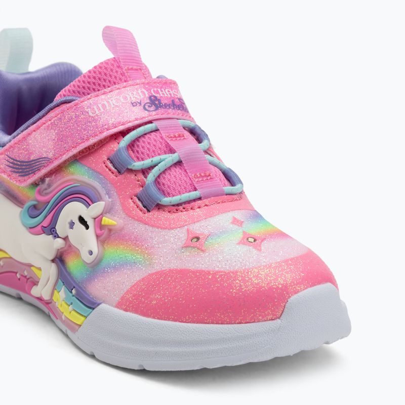 Scarpe da bambino Skechers Unicorn Chaser rosa/multi 7