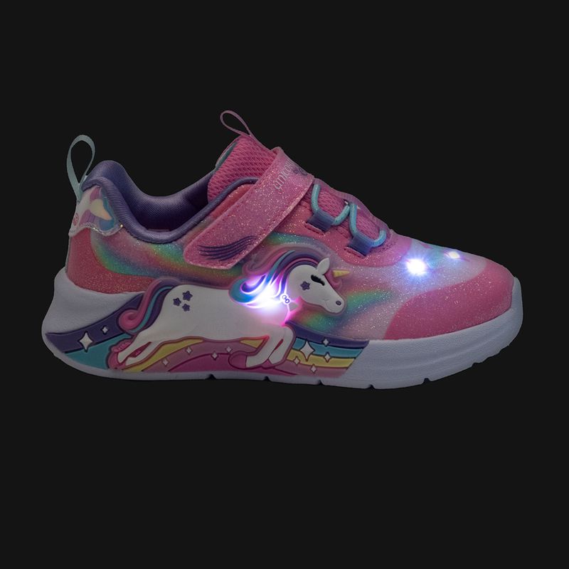 Scarpe da bambino Skechers Unicorn Chaser rosa/multi 8