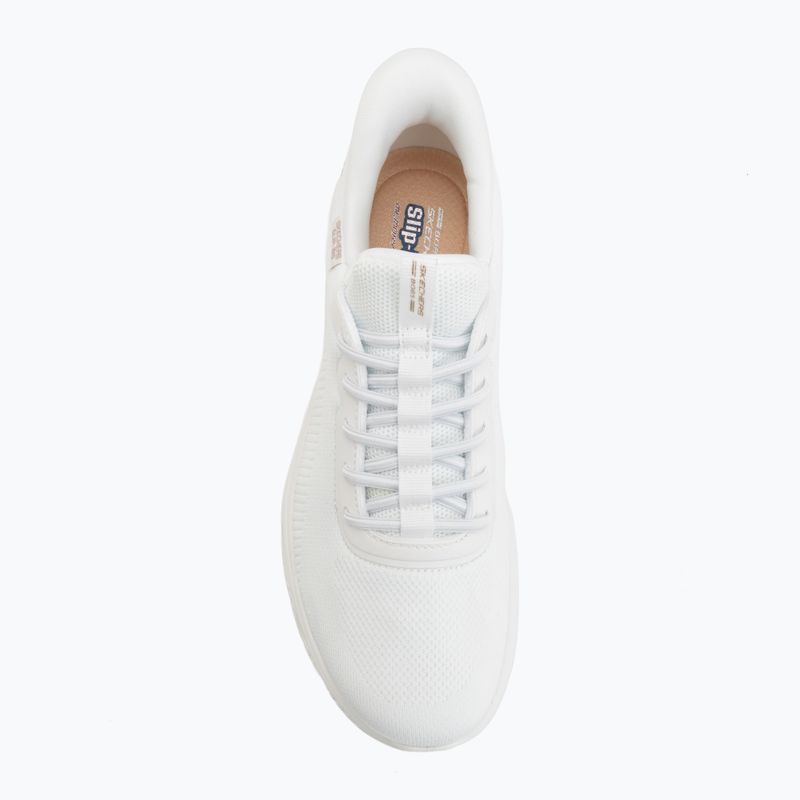 Scarpe da donna SKECHERS Bobs Arc Waves white 5