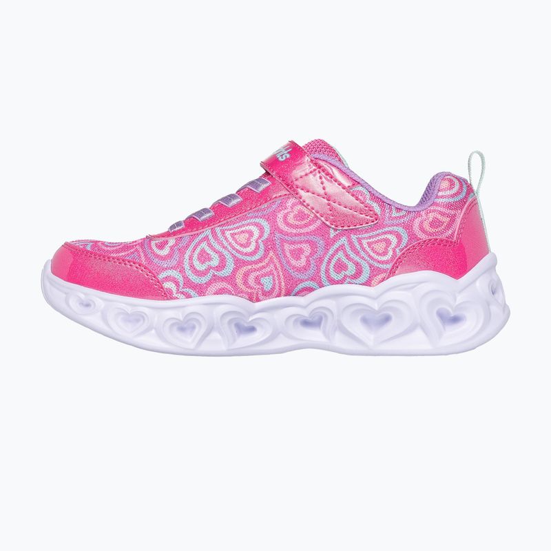 Scarpe bambini SKECHERS Heart Lights Boogie Love hot pink/multi 4