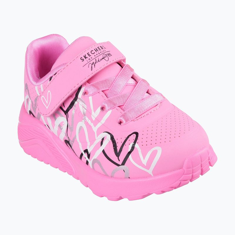 Scarpe bambini SKECHERS Uno Lite Love Levitate hot pink/multi