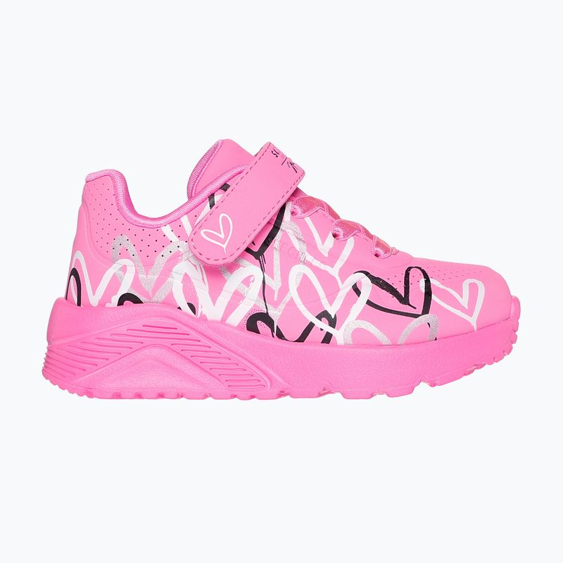 Scarpe per bambini SKECHERS Uno Lite Love Levitate 314078N hot pink/multi 2
