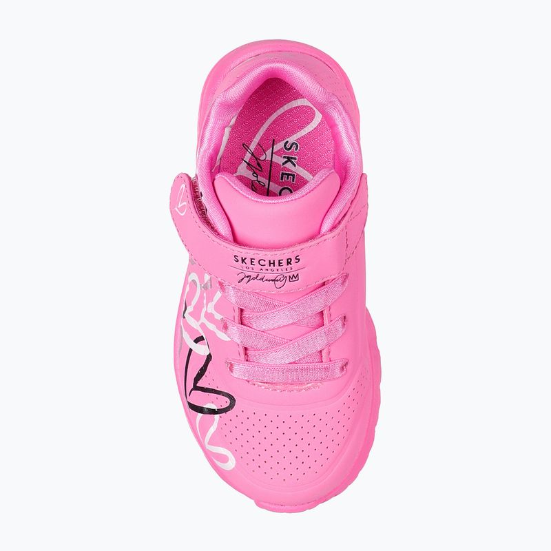 Scarpe bambini SKECHERS Uno Lite Love Levitate hot pink/multi 5