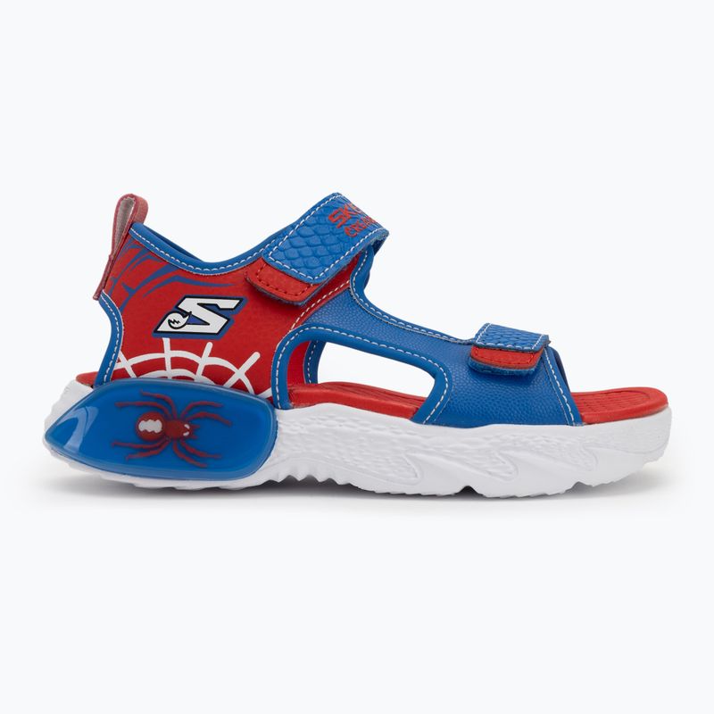 SKECHERS Creature Splash sandali per bambini blu/rosso 2