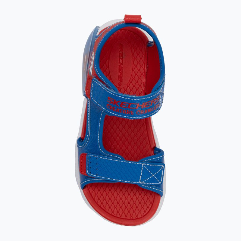 SKECHERS Creature Splash sandali per bambini blu/rosso 5