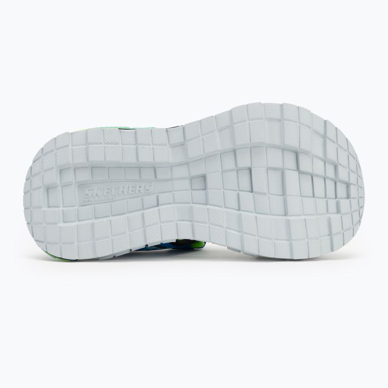 SKECHERS Mega Splash sandali per bambini nero/blu/lime 4