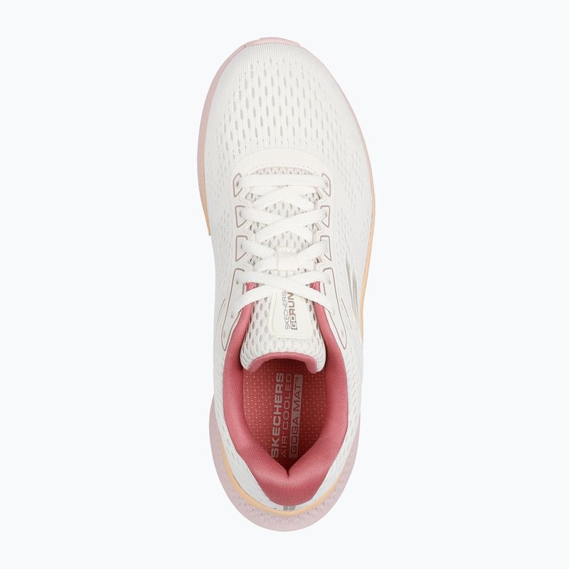 SKECHERS Go Run Consistent 2.0 Mile Marker scarpe da corsa donna rosa naturale 5