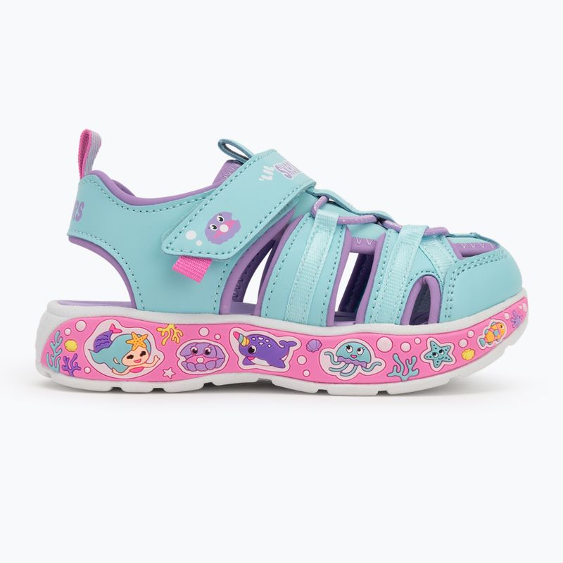SKECHERS sandali per bambini Play Scene Splash Cute Crew turchese/lavanda 2