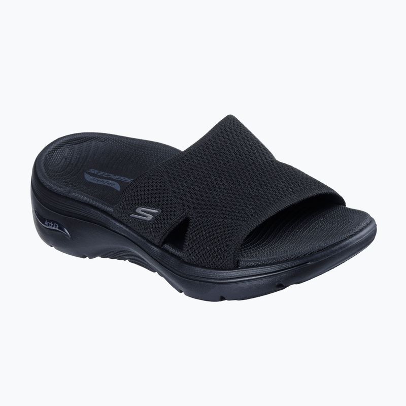 Ciabatte da donna SKECHERS Go Walk Arch Fit 2.0 Dakota black 8