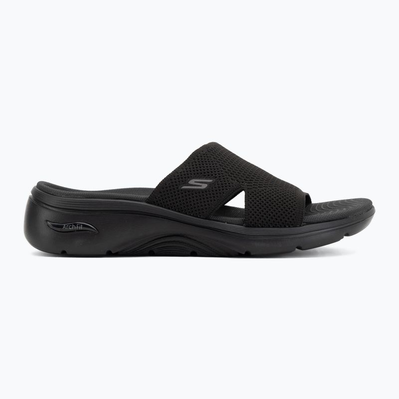 Ciabatte da donna SKECHERS Go Walk Arch Fit 2.0 Dakota black 2