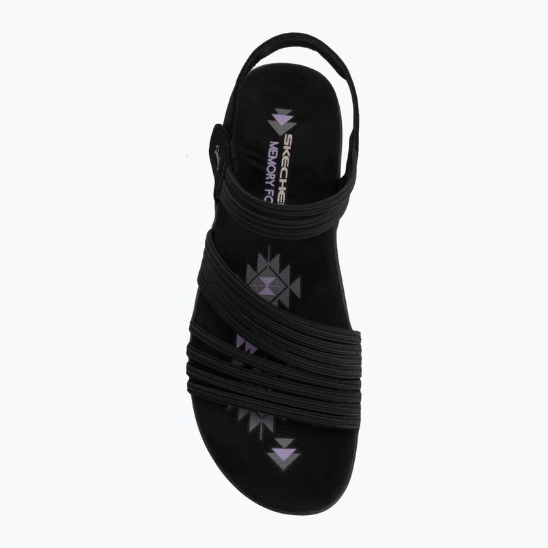 Sandali da donna SKECHERS Reggae Slim Coffee Run black 5