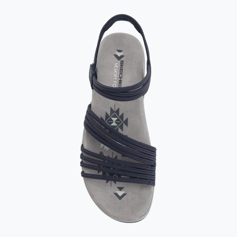 Sandali da donna SKECHERS Reggae Slim Coffee Run blue 5