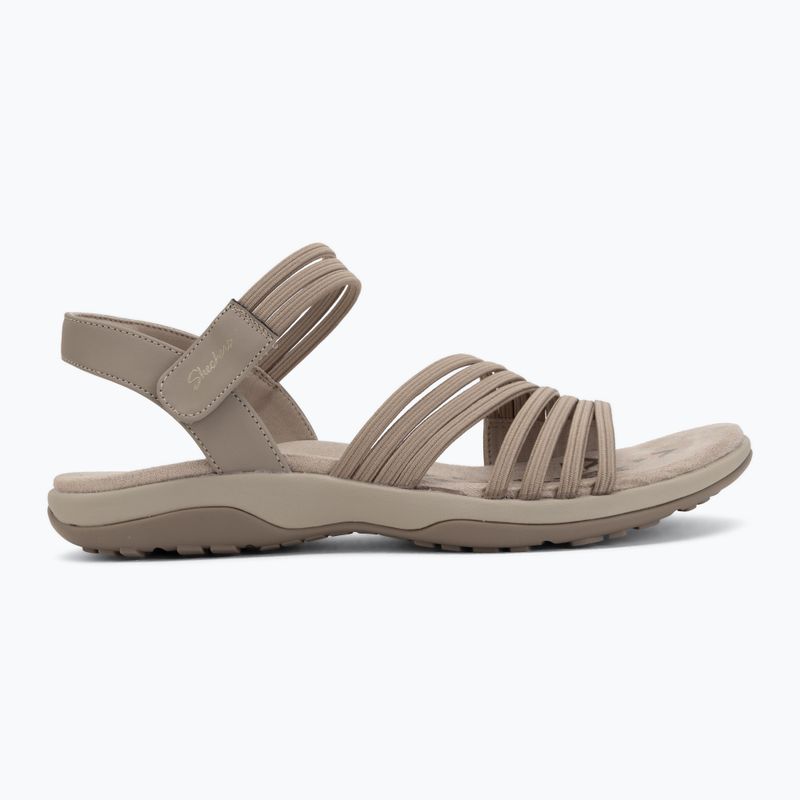 Sandali da donna SKECHERS Reggae Slim Coffee Run gray 2