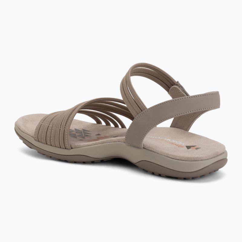 Sandali da donna SKECHERS Reggae Slim Coffee Run gray 3