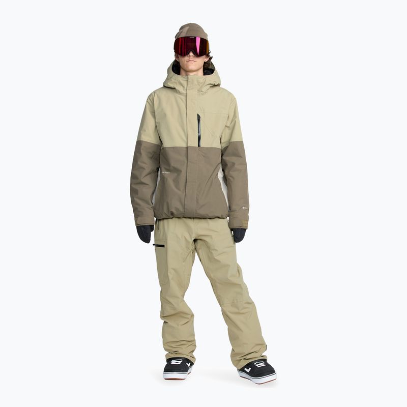 Giacca da snowboard uomo Volcom L Insulated GTX moss green 2