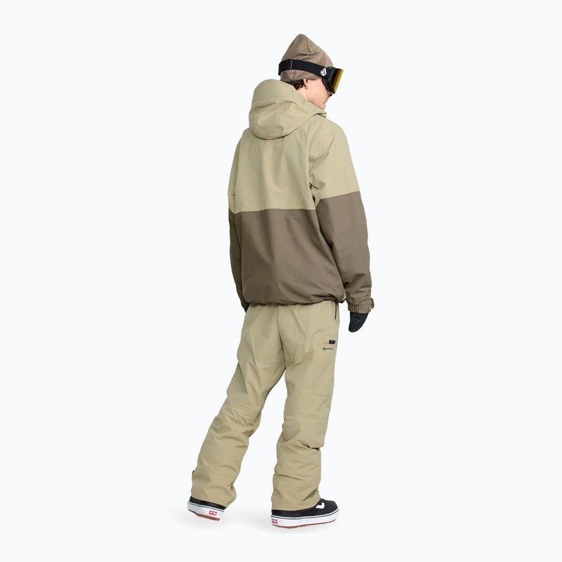 Giacca da snowboard uomo Volcom L Insulated GTX moss green 4
