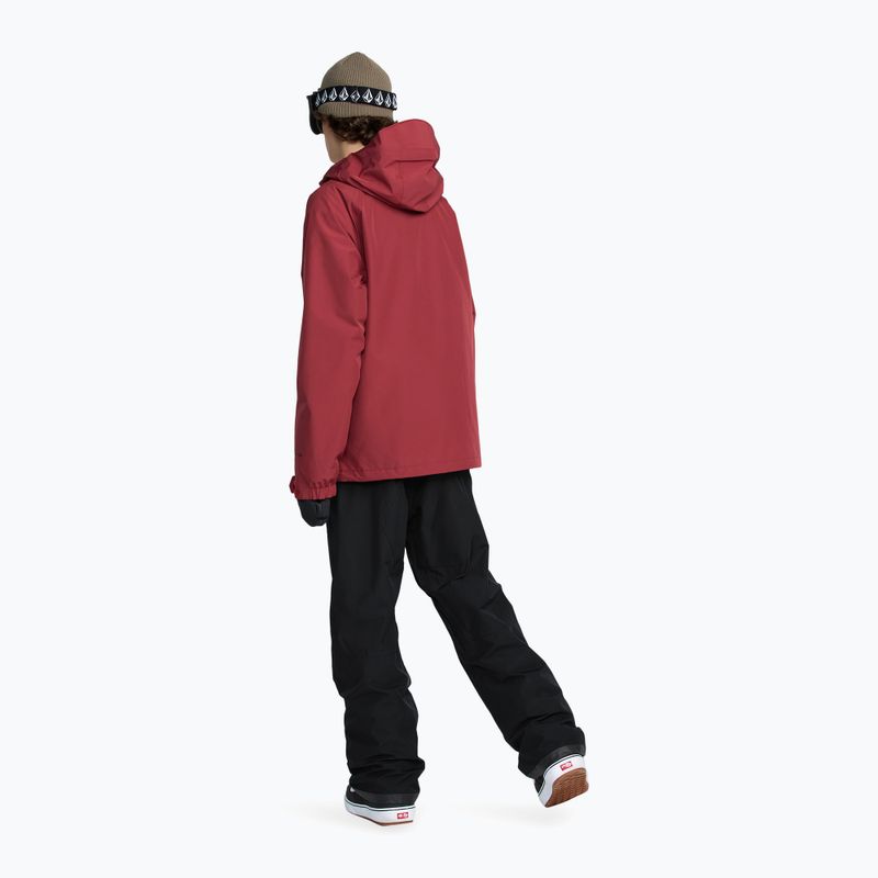 Giacca da snowboard uomo Volcom Dua Insulated GTX red 4