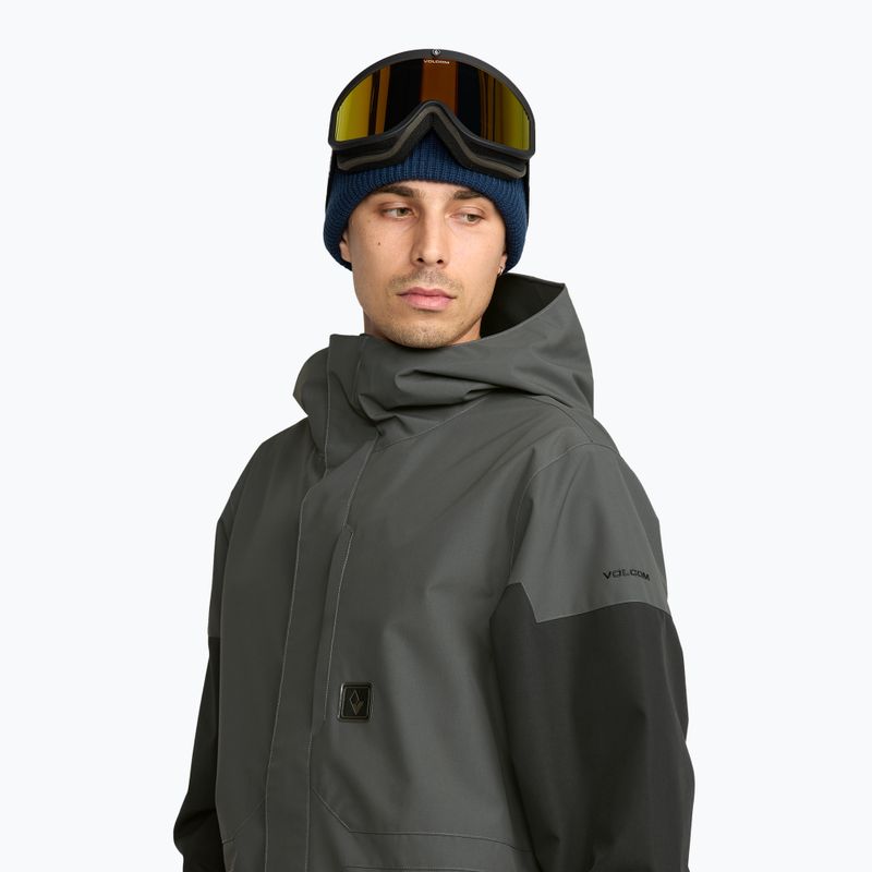 Giacca da snowboard uomo Volcom Primary Insulated dark grey 5