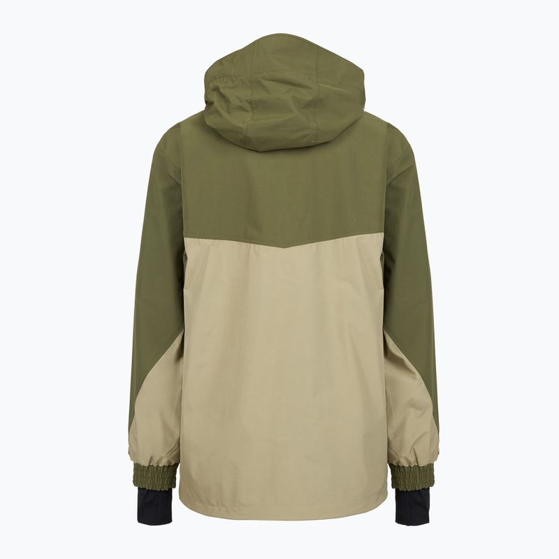 Giacca da snowboard uomo Volcom Longo GTX dark olive 14