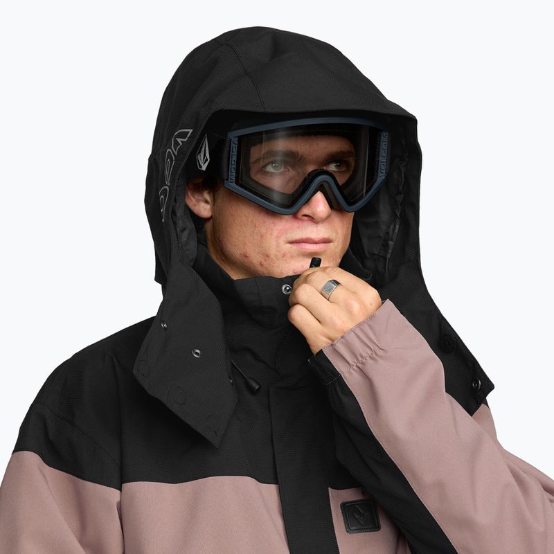Giacca da snowboard uomo Volcom Kleveland mauve 6
