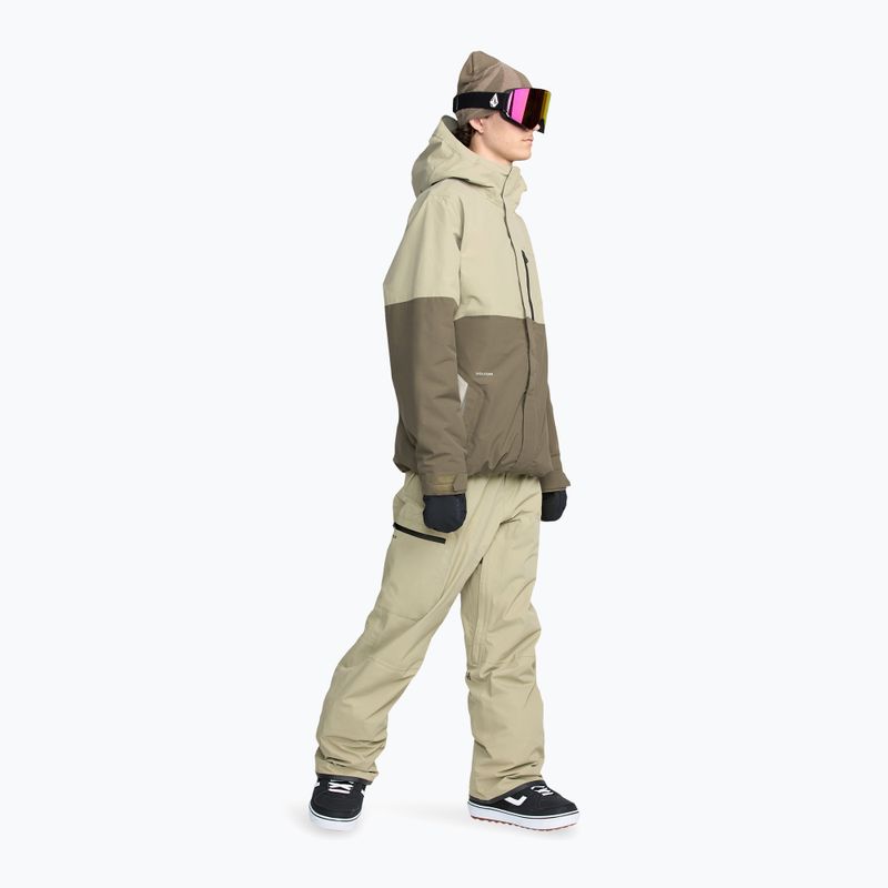 Pantaloni da snowboard uomo Volcom L GTX moss green 2