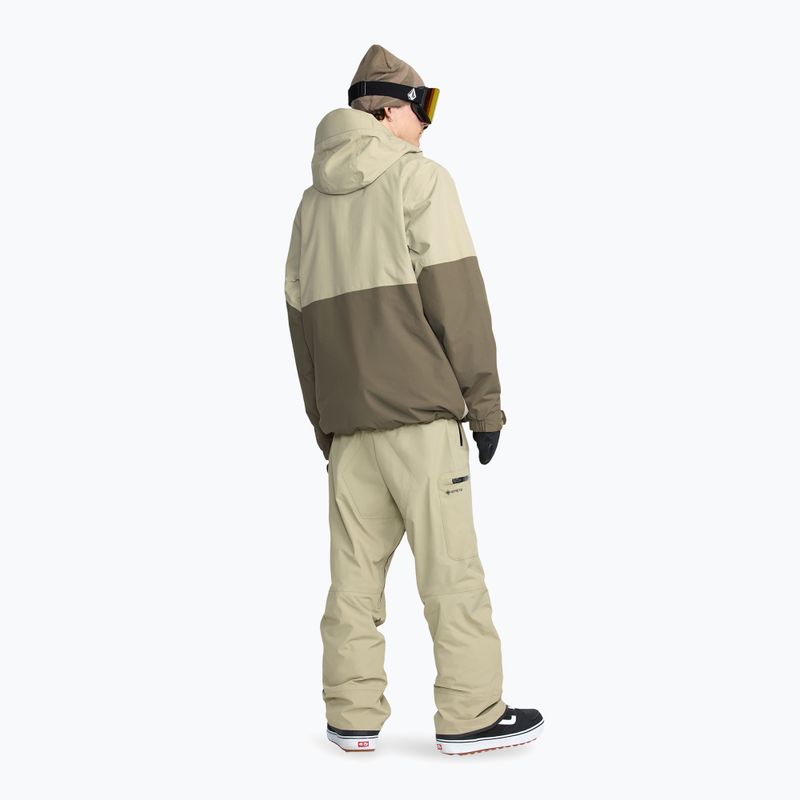 Pantaloni da snowboard uomo Volcom L GTX moss green 4