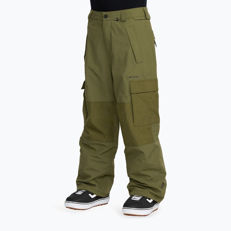 Pantaloni da snowboard uomo Volcom Longo GTX dark olive 5