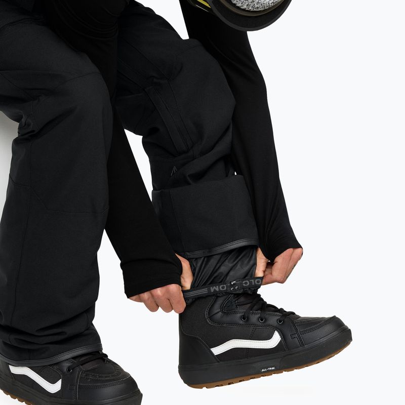 Pantaloni da snowboard uomo Volcom Roan Bib Overall black 10