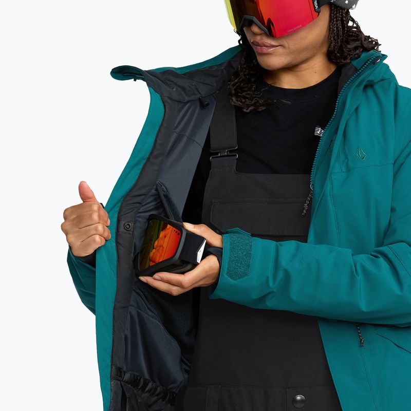 Giacca da snowboard donna Volcom Shelter 20K 3D Stretch Atlantic Deep 9
