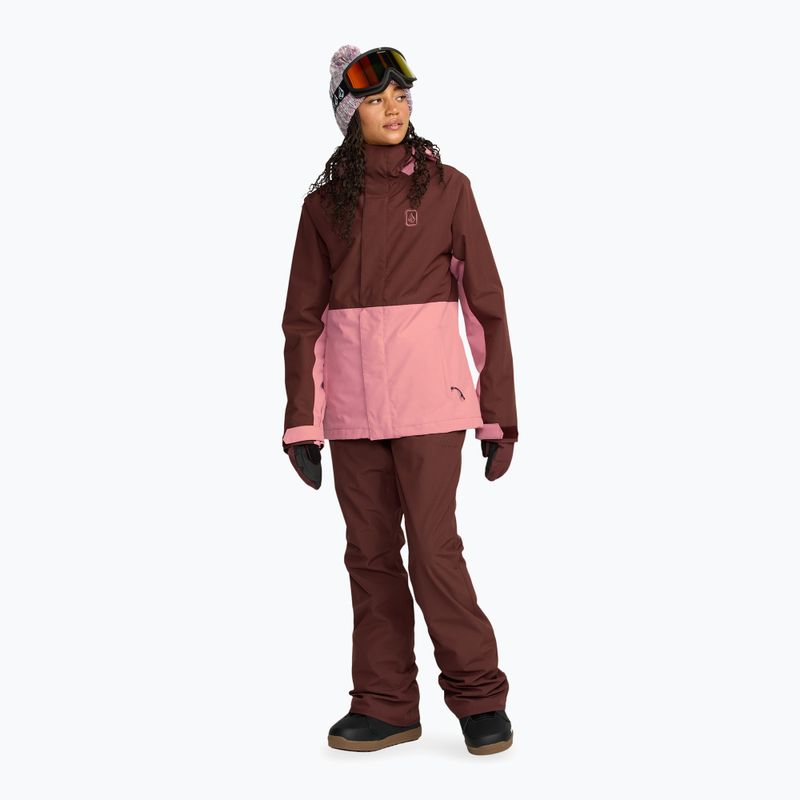 Giacca da sci donna Volcom Bolt Insulated oxblood 2