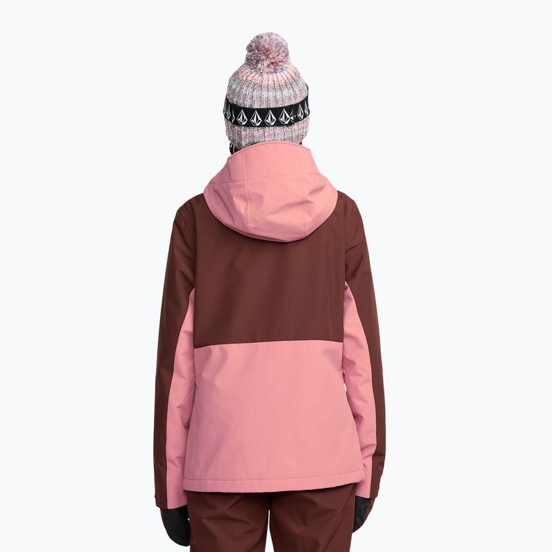 Giacca da sci donna Volcom Bolt Insulated oxblood 3