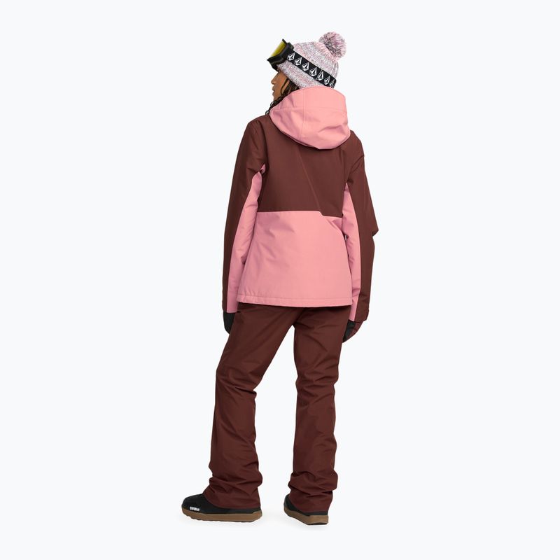 Giacca da sci donna Volcom Bolt Insulated oxblood 4