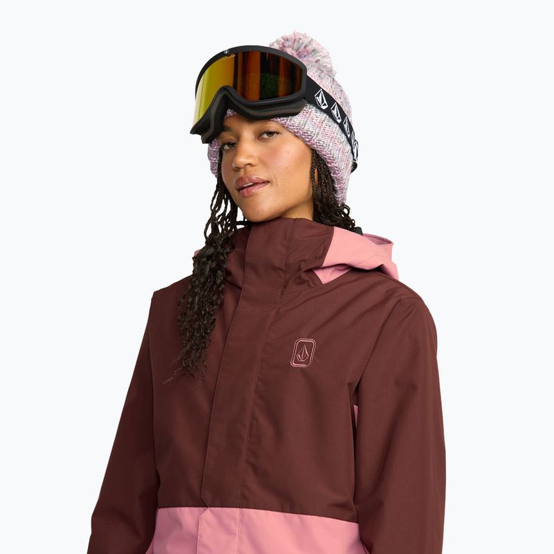 Giacca da sci donna Volcom Bolt Insulated oxblood 6