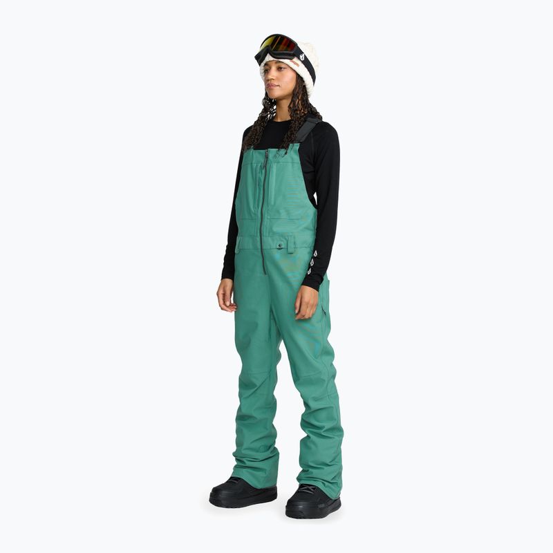 Salopette da sci donna Volcom Swift Bib Overall spruce green 5