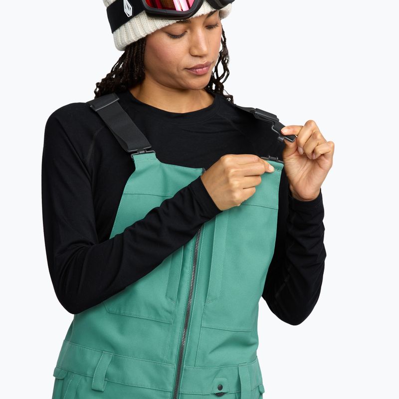 Salopette da sci donna Volcom Swift Bib Overall spruce green 7