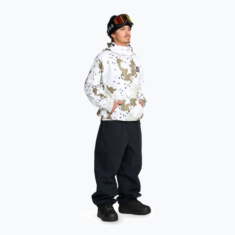 Felpa da snowboard uomo Volcom Hydro Riding Hoodie white 2