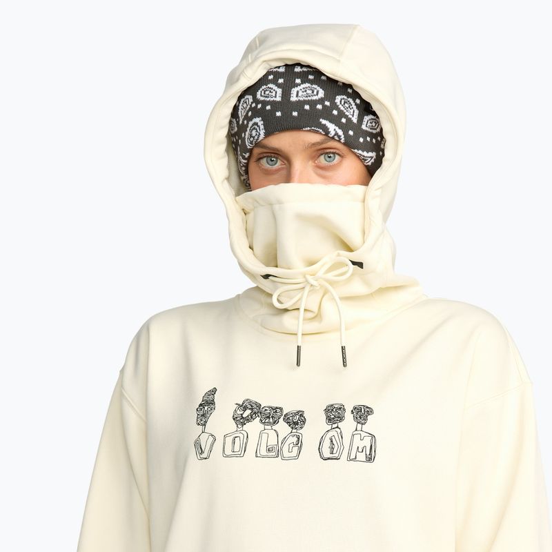 Felpa da snowboard donna Volcom Riding Hydro P/O bone 5