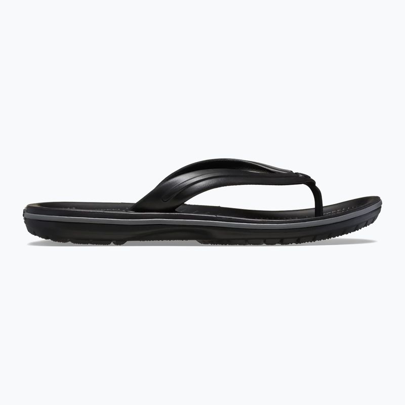 Crocs Crocband Flip infradito nero/grigio ardesia