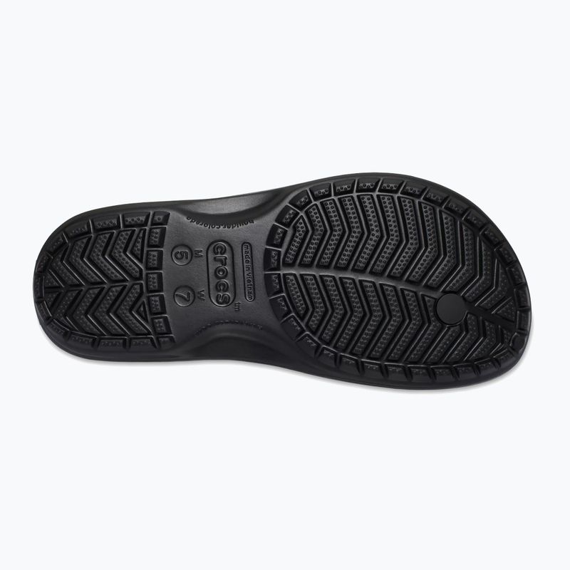 Crocs Crocband Flip infradito nero/grigio ardesia 4