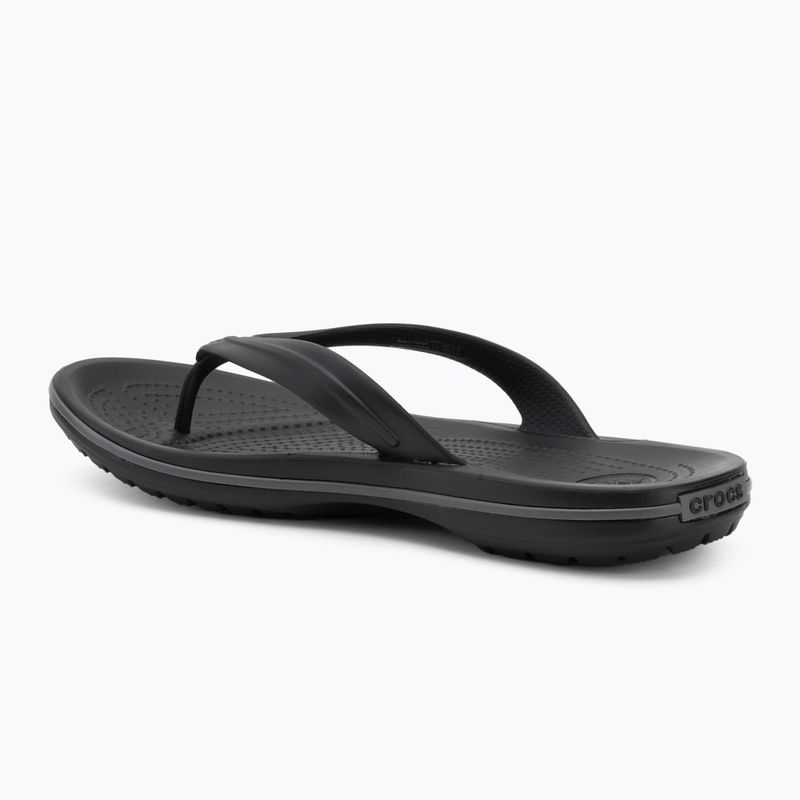 Crocs Crocband Flip infradito nero/grigio ardesia 3