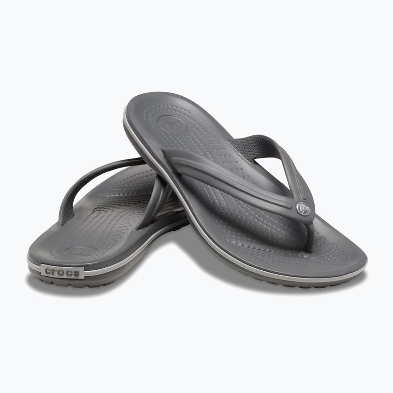 Crocs Crocband Flip - infradito grigio ardesia/fumo 2